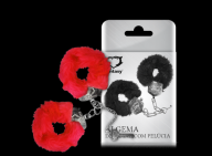 Algema de Metal com Pelúcia 