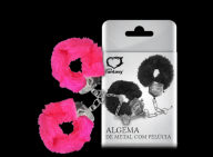Algema de Metal com Pelúcia 